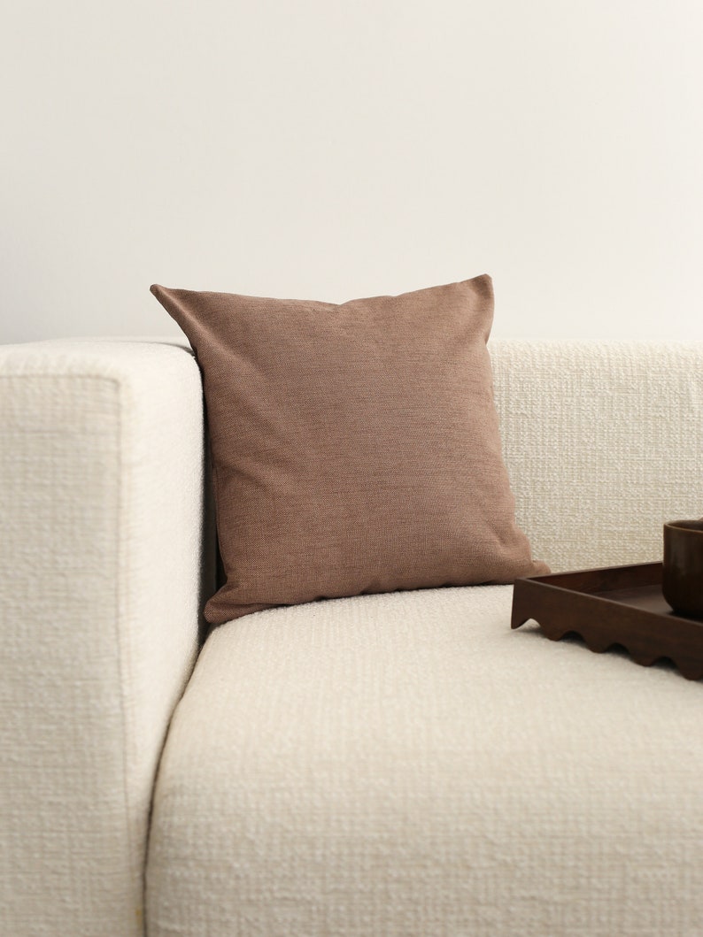 Linen Custom Lumbar Pillow Case, Long & Large Oversized Linen Throw Pillow Cover, Linen Modern Cushion Cover, Invisible Zipper, 14x40, 16x47