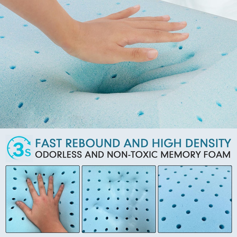 Gel Memory Foam Pillows, Side, Back And Stomach Sleepers, King Pillows for Sleeping, Breathable Washable Cover, Bed Pillows