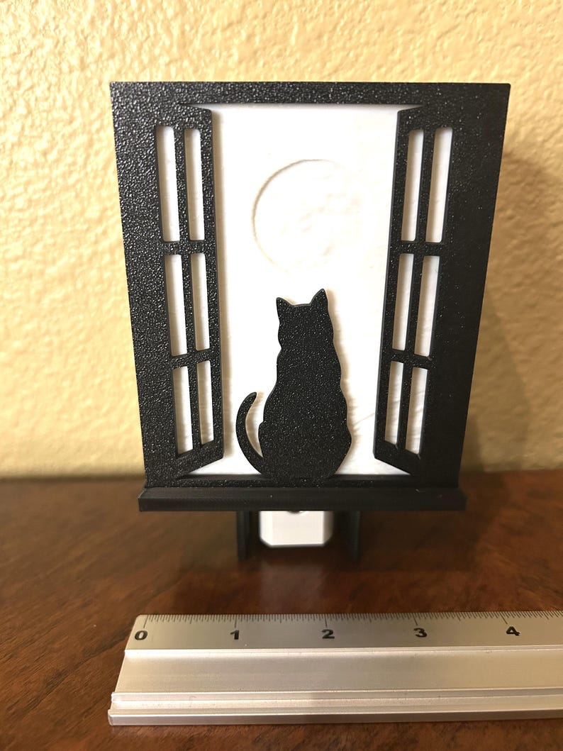 Cat Gazing Night Light - LED