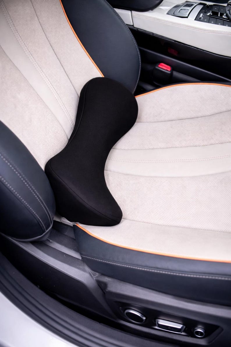 Car Waist Pillow Memory Foam Cushion, Office Chair Lumbar Support, Relaxes Back, Relieves Fatigue, Protects Spine Health