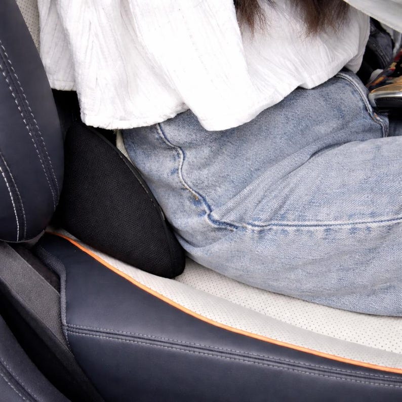 Car Waist Pillow Memory Foam Cushion, Office Chair Lumbar Support, Relaxes Back, Relieves Fatigue, Protects Spine Health