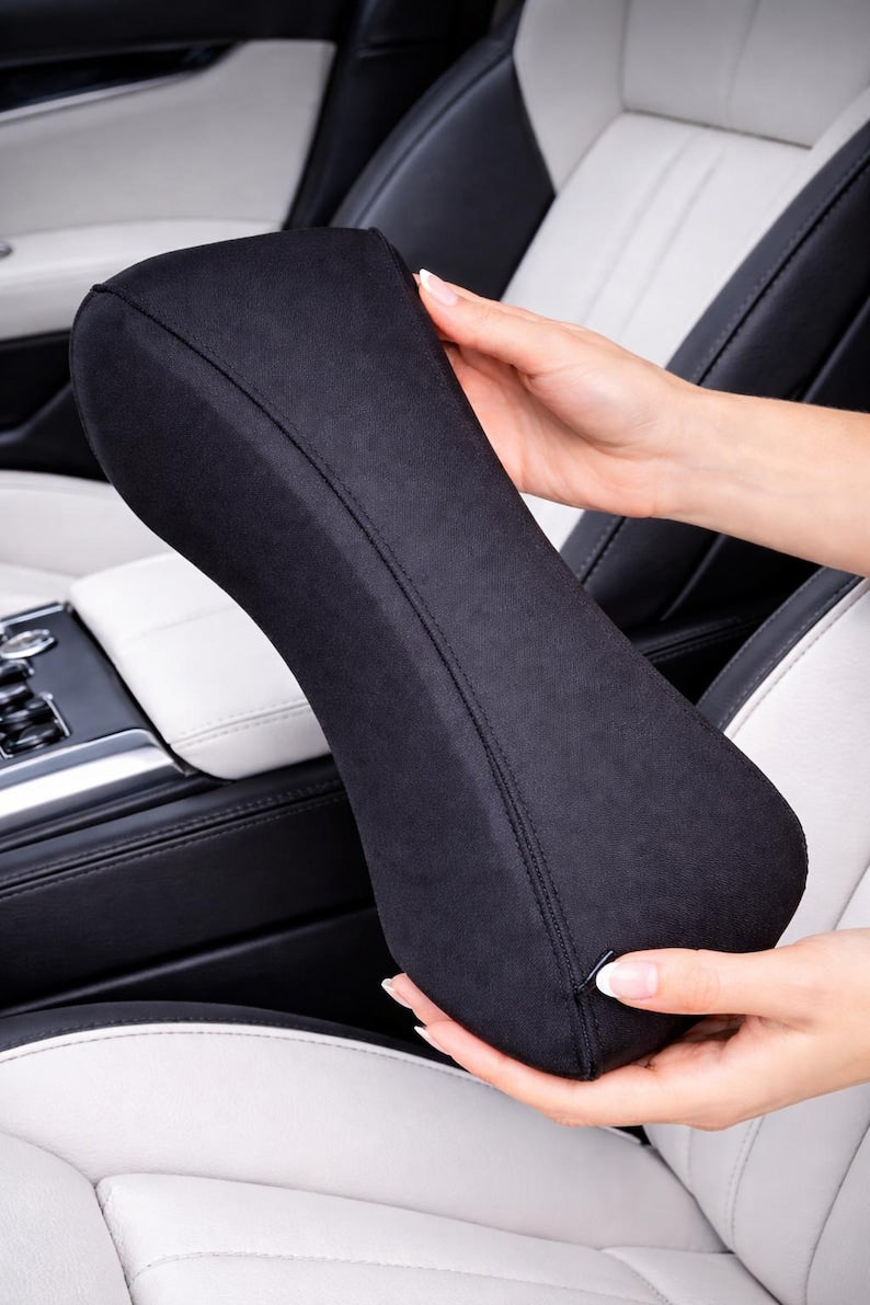 Car Waist Pillow Memory Foam Cushion, Office Chair Lumbar Support, Relaxes Back, Relieves Fatigue, Protects Spine Health