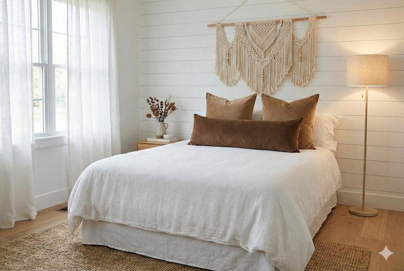 Extra Long Lumbar Pillow Cover, Copper Bronze Velvet Throw Pillow, All Custom Size, Velvet Decorative Pillow, (Only Cover) 20x54, 14x36
