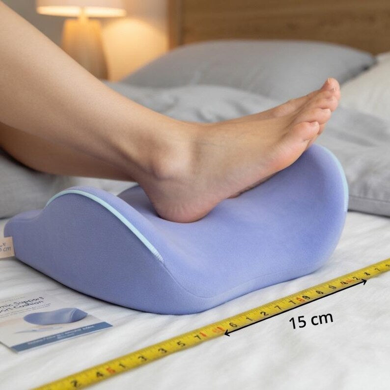 Ergonomic Lumbar Support Pillow – Memory Foam Waist Pillow for Sleeping, Back Pain Relief, Comfortable & Modern Bed Support